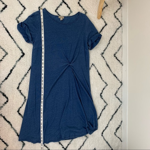 ✨5 FOR $25✨ Anthro Holding Horses Blue Knit T-shirt Dress - Picture 8 of 9